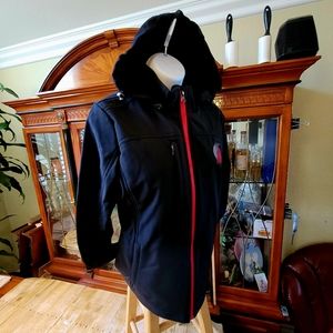 NBA G-III by Carl Banks Portland Trailblazers Full Zip Hoodie Tech Jacket Small